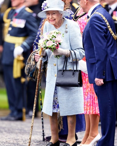 Queen Elizabeth II Ceremony of the Keys, Palace of Holyroodhouse, Edinburgh, Scotland, UK - 27 Jun 2022