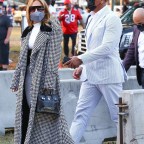 *EXCLUSIVE* Jennifer Lopez and Alex Rodriguez seen arriving at the Super Bowl in Tampa