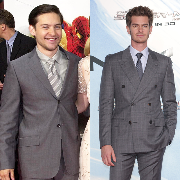 Tobey Maguire and Andrew Garfield 