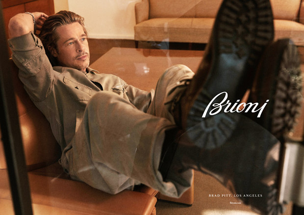 Brad Pitt Rocks Sexy Goatee In New Ad Campaign For Brioni: Photos