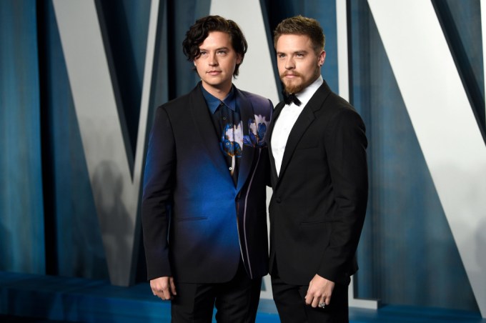 Cole & Dylan Sprouse At Vanity Fair’s 2022 Oscar Party