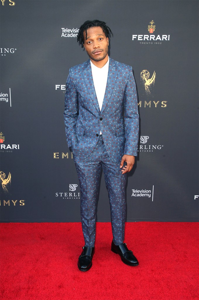 Jermaine Fowler At the Los Angeles Area Emmys
