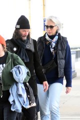 Keanu Reeves and his girlfriend Alexandra Grant holding hands while arriving at JFK International Airport in New York City

Pictured: Keanu Reeves,Alexandra Grant
Ref: SPL5596698 280423 NON-EXCLUSIVE
Picture by: Elder Ordonez / SplashNews.com

Splash News and Pictures
USA: +1 310-525-5808
London: +44 (0)20 8126 1009
Berlin: +49 175 3764 166
photodesk@splashnews.com

World Rights, No Poland Rights, No Portugal Rights, No Russia Rights