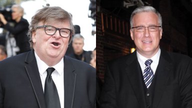 Michael Moore and Keith Olbermann