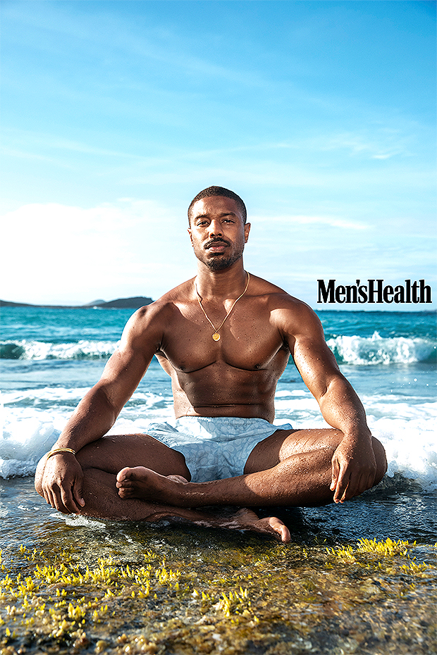 golf Sano Inmersión Michael B. Jordan's Shirtless 'Mens Health' Cover & Interview: Photos –  Hollywood Life