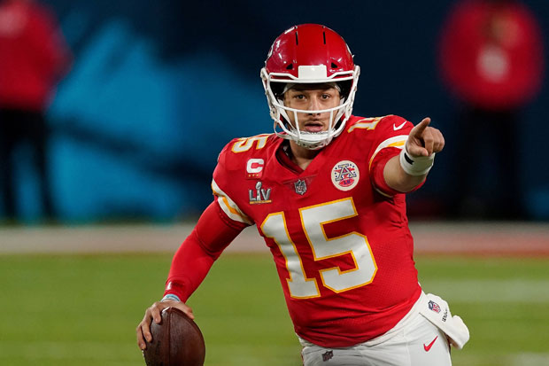 Patrick Mahomes Gazes At Baby Sterling In 1-Month Photo 