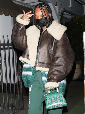 Rihanna Rocked Sweatpants & Heels For A Night On The Town — Photos