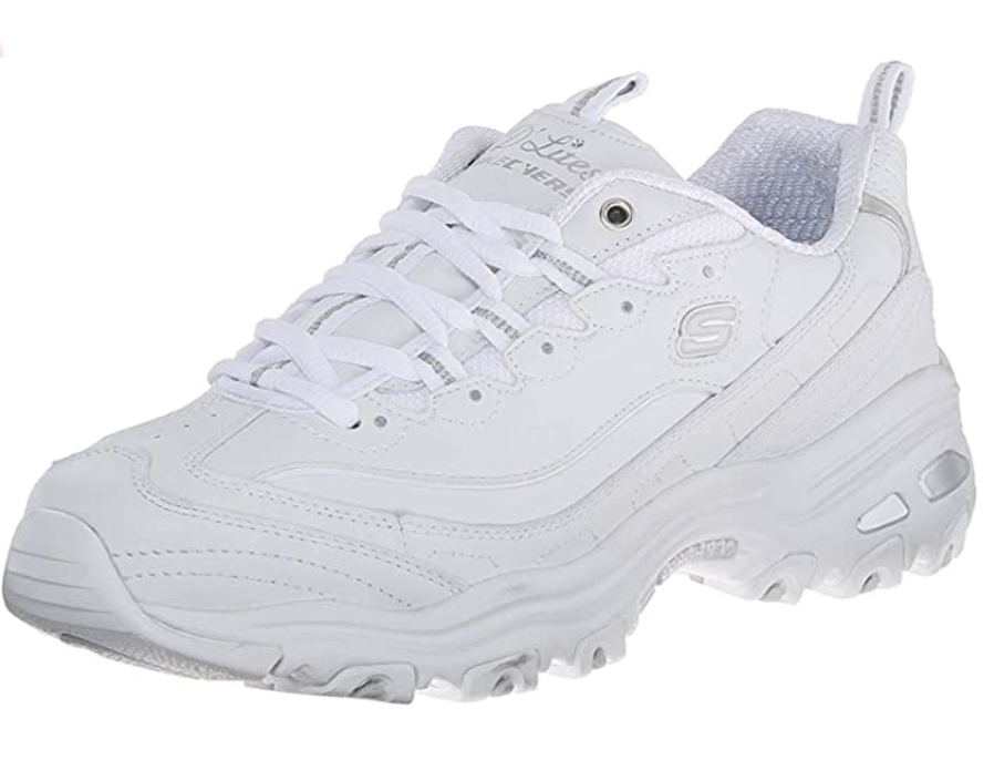 white skechers shoes