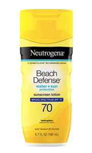 Neutrogena beach defense sunscreen