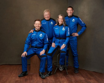 Actor William Shatner will fly onboard New Shepard NS-18 along with Audrey Powers, Blue Origin's Vice President of Mission & Flight Operations, and crewmates Chris Boshuizen and Glen de Vries, which is scheduled to lift off from Launch Site One in Texas on October 13, 2021. Shatner, who originated the role of "Captain James T. Kirk" in 1966 for the television series Star Trek, has long wanted to travel to space and will become the oldest person to have flown to space.
Blue Origin Prepares to Launch William Shatner on New Shepard's 18th Mission, Washington, District of Columbia, United States - 11 Oct 2021