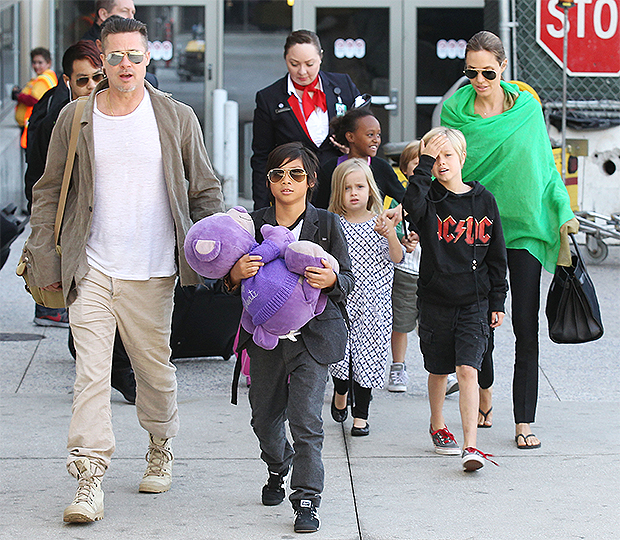 Angelina Jolie Brad Pitt Kids Testifying