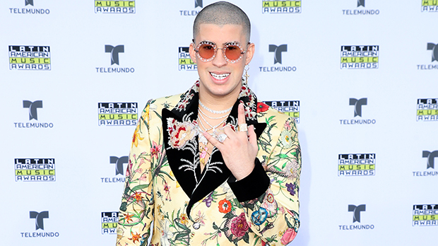 Bad Bunny Posts Shirtless Mirror Selfie At The Gym Before Grammys