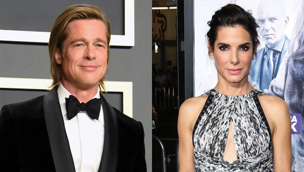 Brad Pitt Films Fire Scene With Sandra Bullock For New Movie: See Pics ...