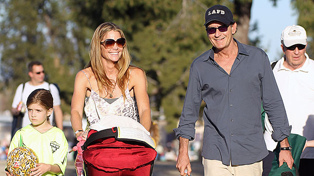 Charlie Sheen & Denise Richards Reunite for a Soccer Game