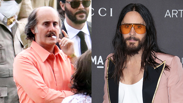 Jared Leto Is Bald With Grey Hair On House Of Gucci Set Hollywood Life