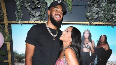 Karl-Anthony Towns and Jordyn Woods