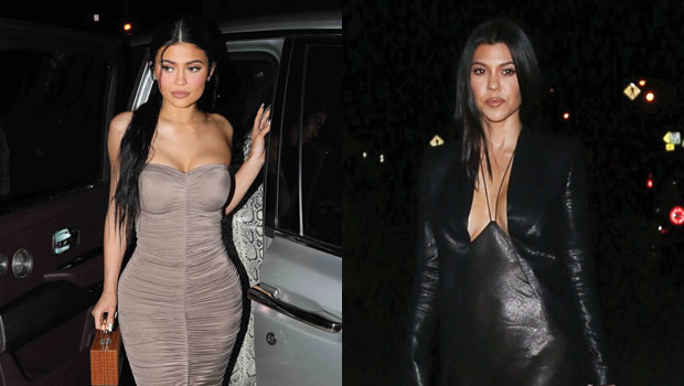 Kylie Jenner & Kourtney Kardashian Rock Oversized Dress Shirts – Hollywood  Life