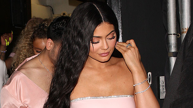 Kylie Jenner Wears Pink Lingerie In Sunscreen Campaign Photos