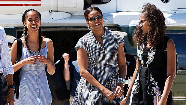 Michelle Sasha Malia Obama