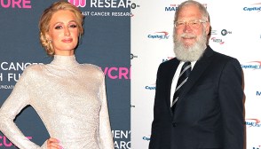 Paris Hilton & David Letterman