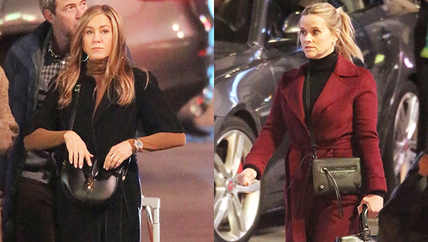 Jennifer Aniston & Reese Witherspoon Rock Coats On 'The Morning Show' –  Hollywood Life