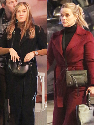 Jennifer Aniston & Reese Witherspoon Rock Coats On 'The Morning Show' –  Hollywood Life