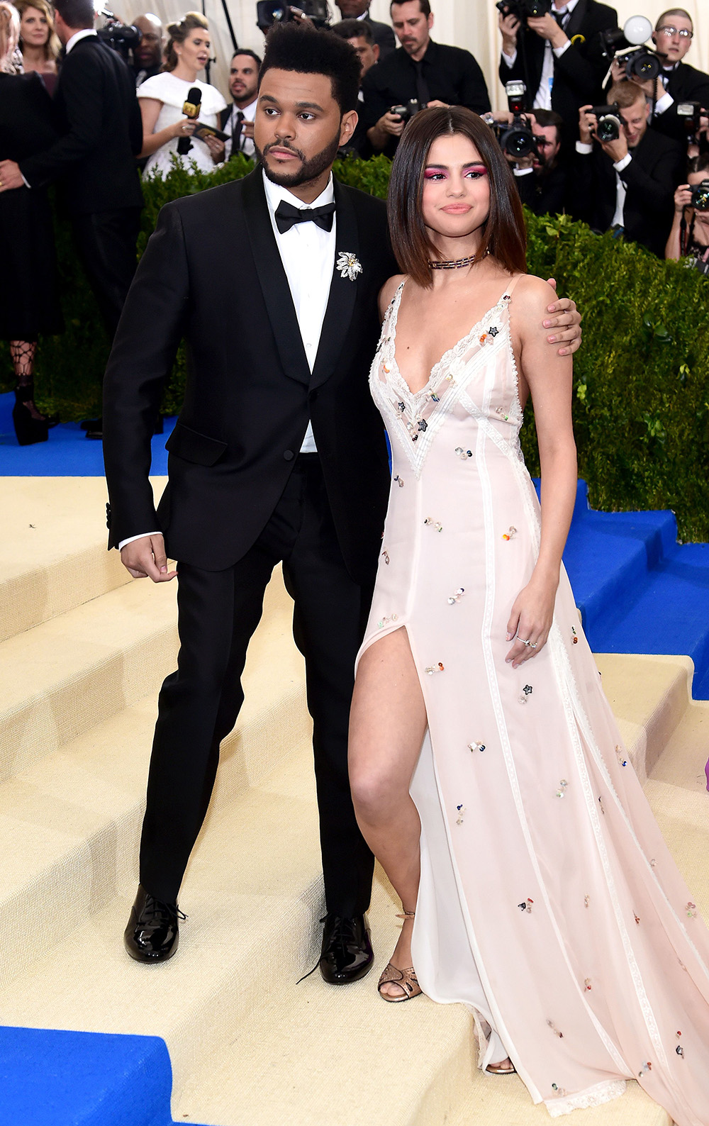 The Weeknd and Selena Gomez
The Costume Institute Benefit celebrating the opening of Rei Kawakubo/Comme des Garcons: Art of the In-Between, Arrivals, The Metropolitan Museum of Art, New York, USA - 01 May 2017