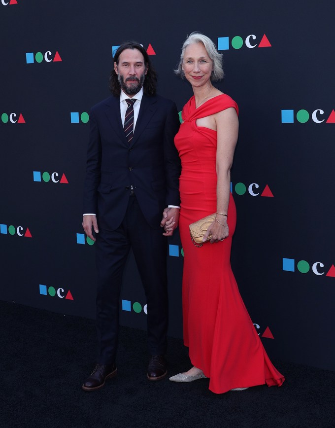 Keanu Reeves & Alexandra Grant At MOCA Gala 2022