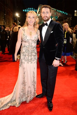 Sam Taylor-Johnson and Aaron Taylor-Johnson
EE BAFTA British Academy Film Awards, Arrivals, Royal Albert Hall, London, UK - 12 Feb 2017