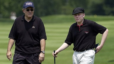 Rudy and Andrew Giuliani