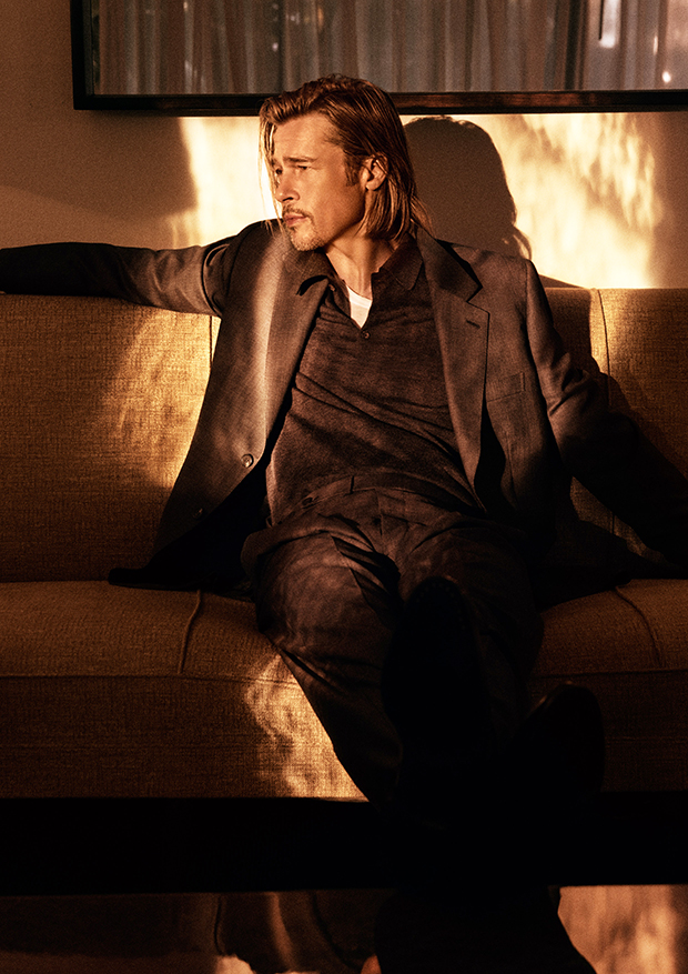 Brad Pitt Rocks Sexy Goatee In New Ad Campaign For Brioni: Photos