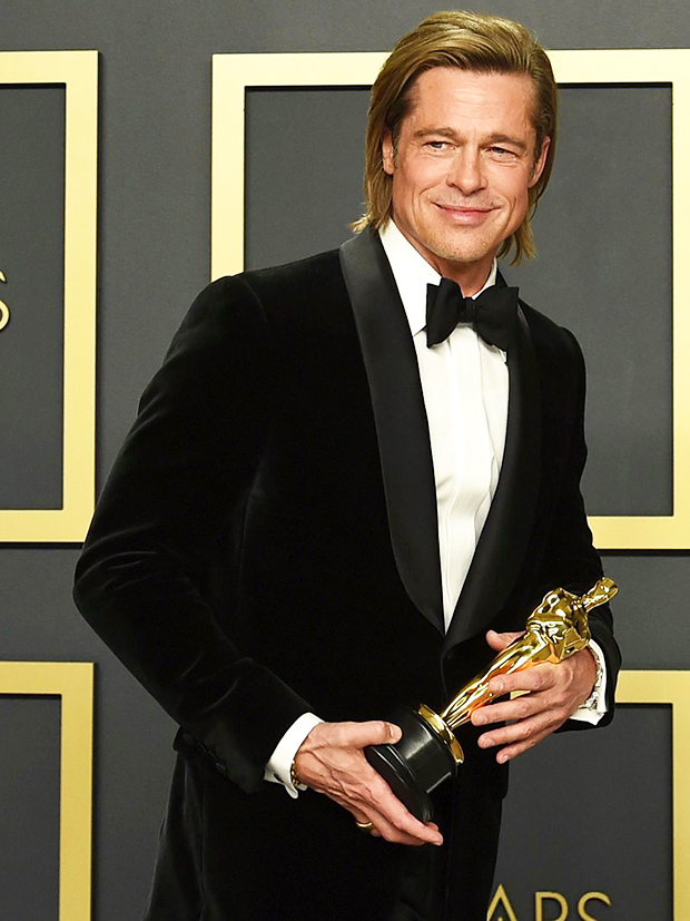 Naturally, Brad Pitt Is Looking Very Good In Brioni - Grazia USA