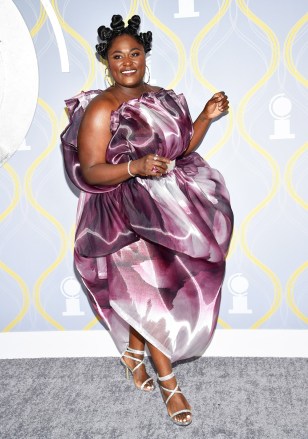 Danielle Brooks arrives at the 75th annual Tony Awards, at Radio City Music Hall in New York
75th Annual Tony Awards - Arrivals, New York, United States - 12 Jun 2022