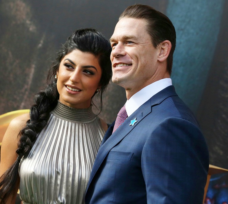 John Cena Kisses Wife Shay Shariatzadeh At ‘Fast X’ Premiere In Rome ...