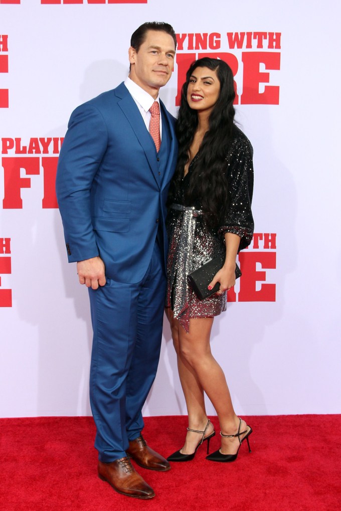 John Cena & Shay Shariatzadeh At The ‘Playing With Fire’ Premiere