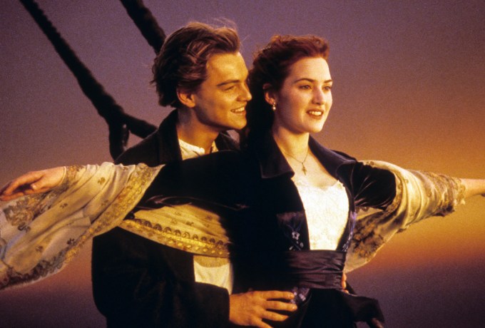 Kate Winslet and Leonardo DiCaprio in ‘Titanic’