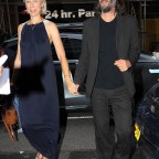 Keanu Reeves and girlfriend Alexandra Grant arrived hand-in-hand at the American Buffalo on Broadway in New York City