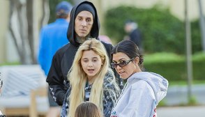Travis Barker, Alabama Barker, Kourtney Kardashian