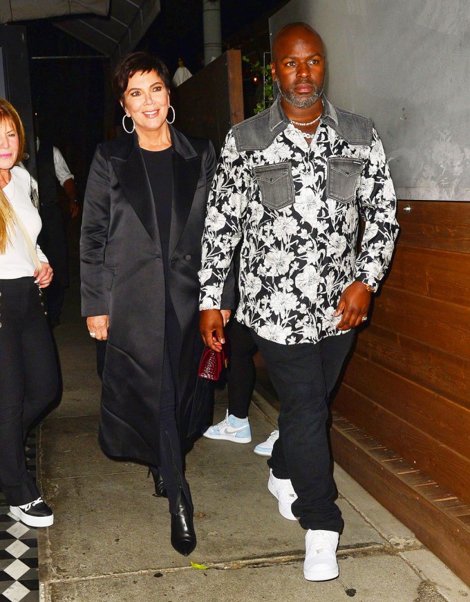 Kris Jenner & Corey Gamble on date night