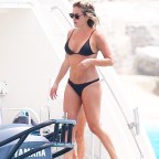 Kristin Cavallari Black Bikini Yacht BG