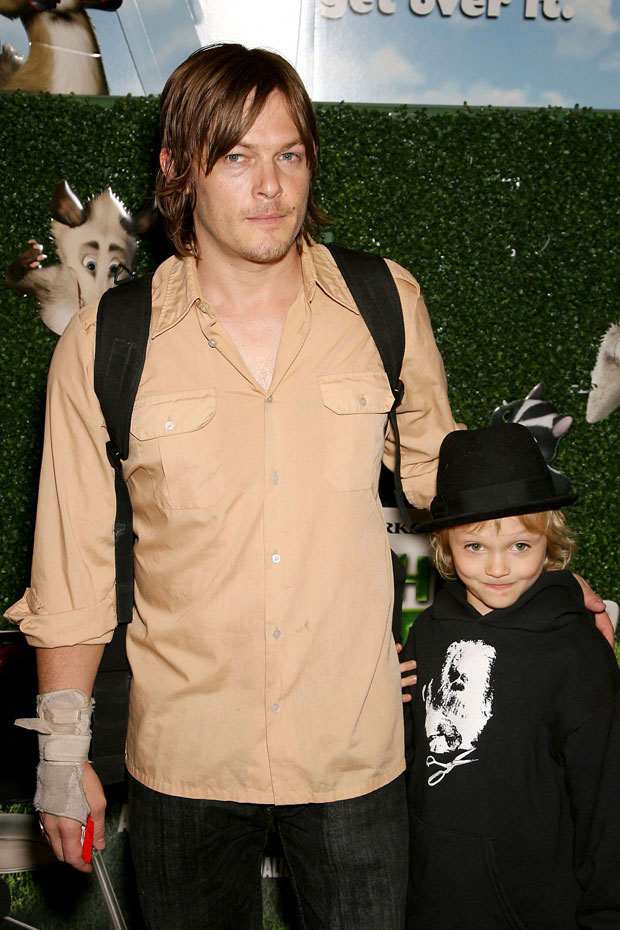 Norman Reedus with son Mingus: