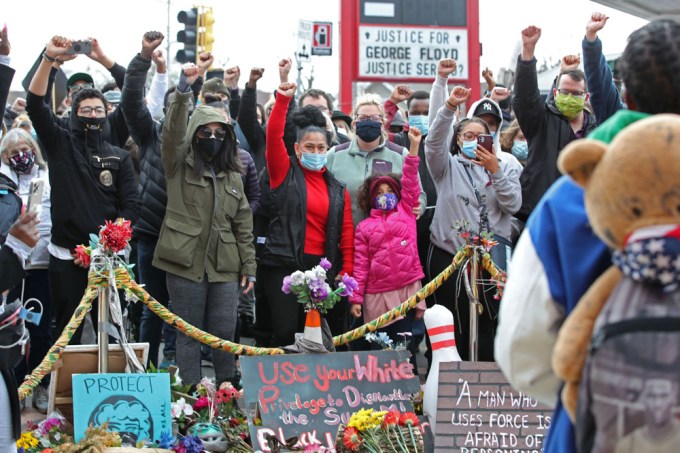 Protesters react to Derek Chauvin verdict
