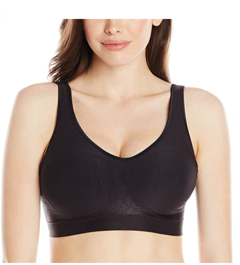 black wireless bra