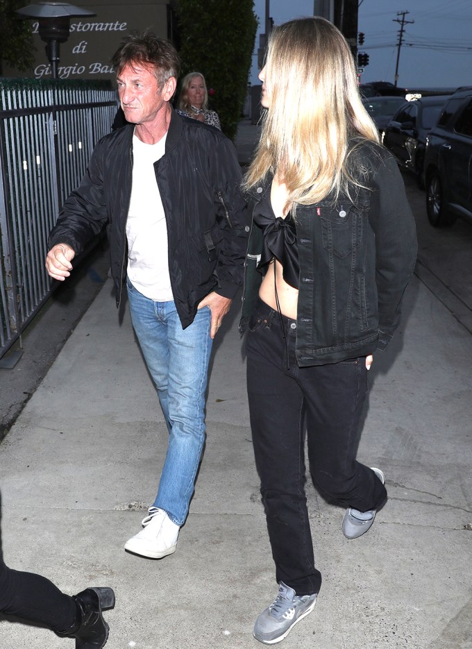 Sean Penn reunites with ex Leila George