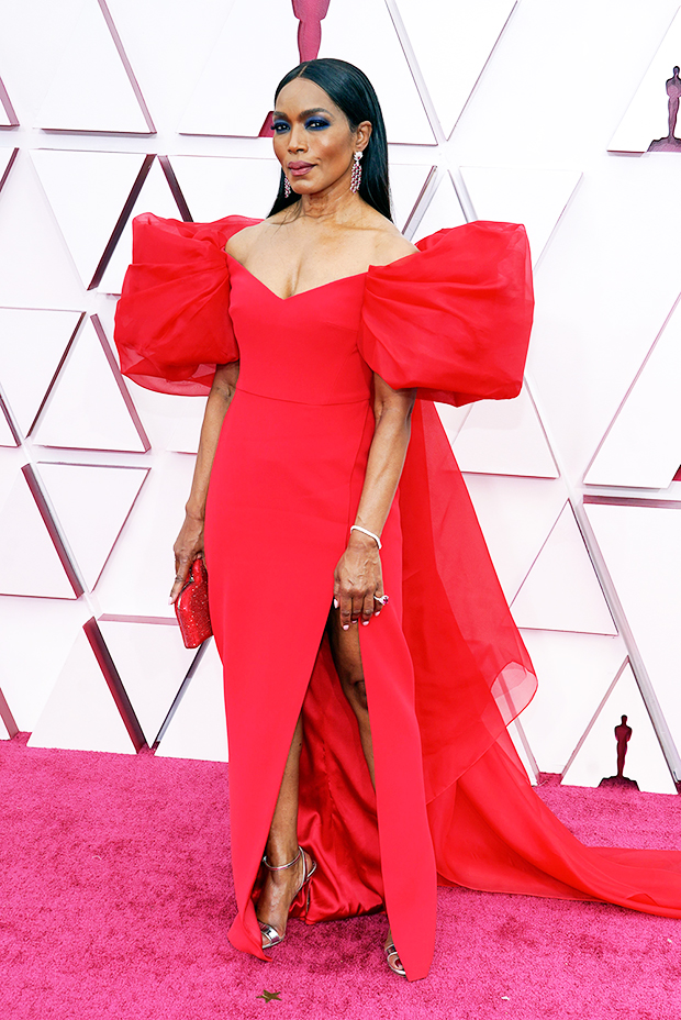 Angela Bassett At Oscars 2021: She Slays In Red On Carpet – Hollywood Life