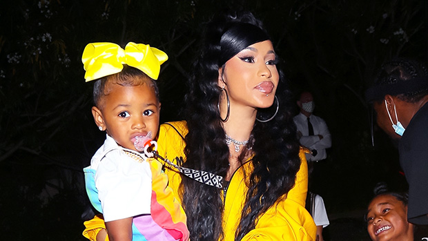 Cardi B's Chanel Outfit Matched Her Daughter's Look & It Was Adorable