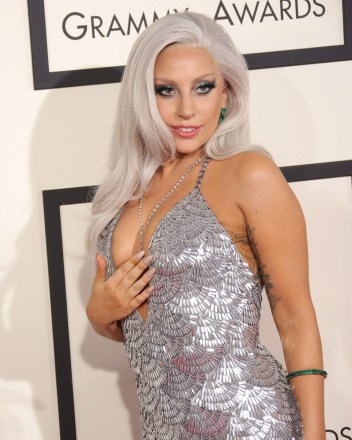 Lady Gaga 57th Annual Grammy Awards, Arrivées, Los Angeles, Amérique - 08 février 2015