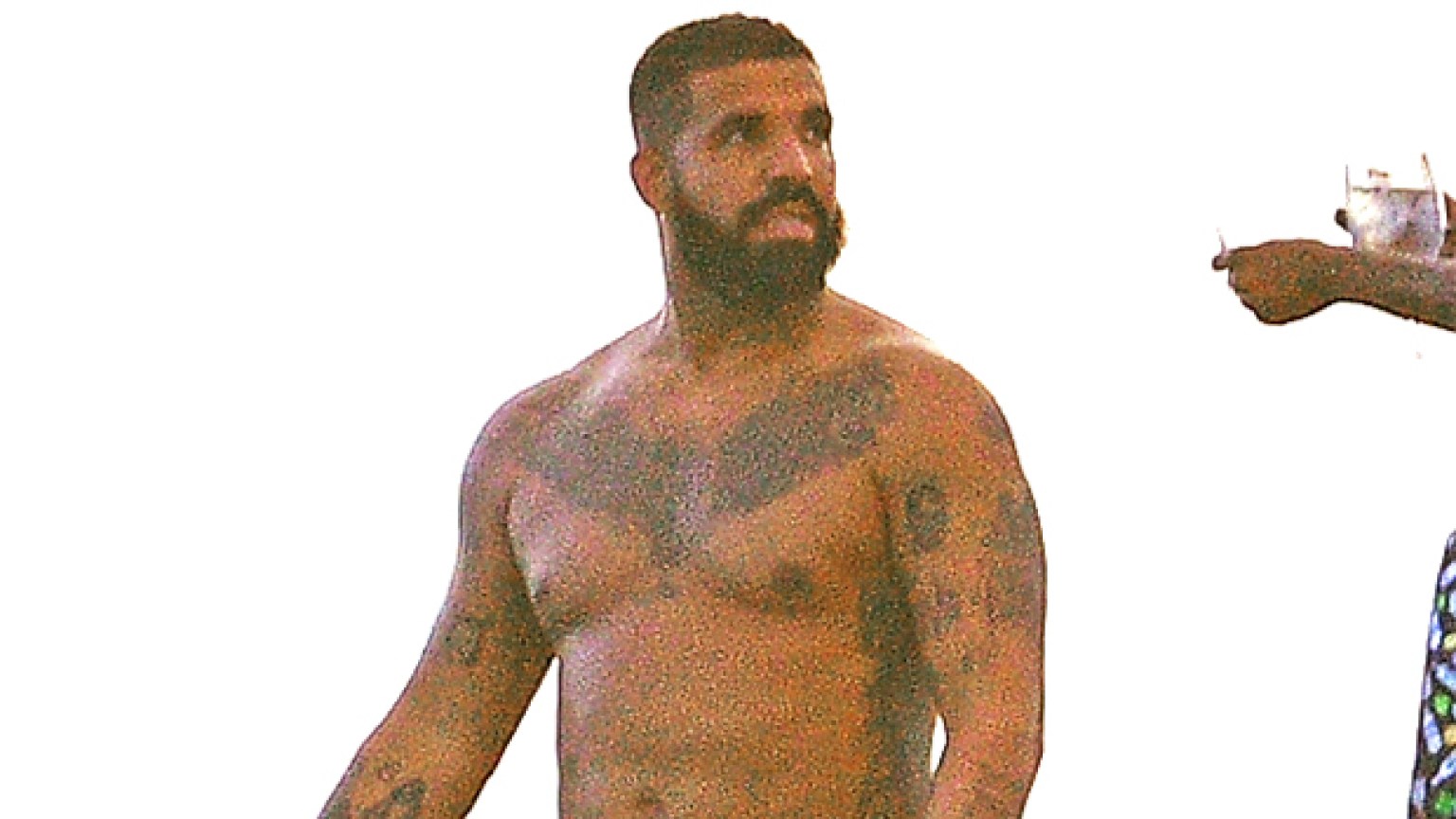 Drake Looks Ripped While Working Out Shirtless In The Gym Video