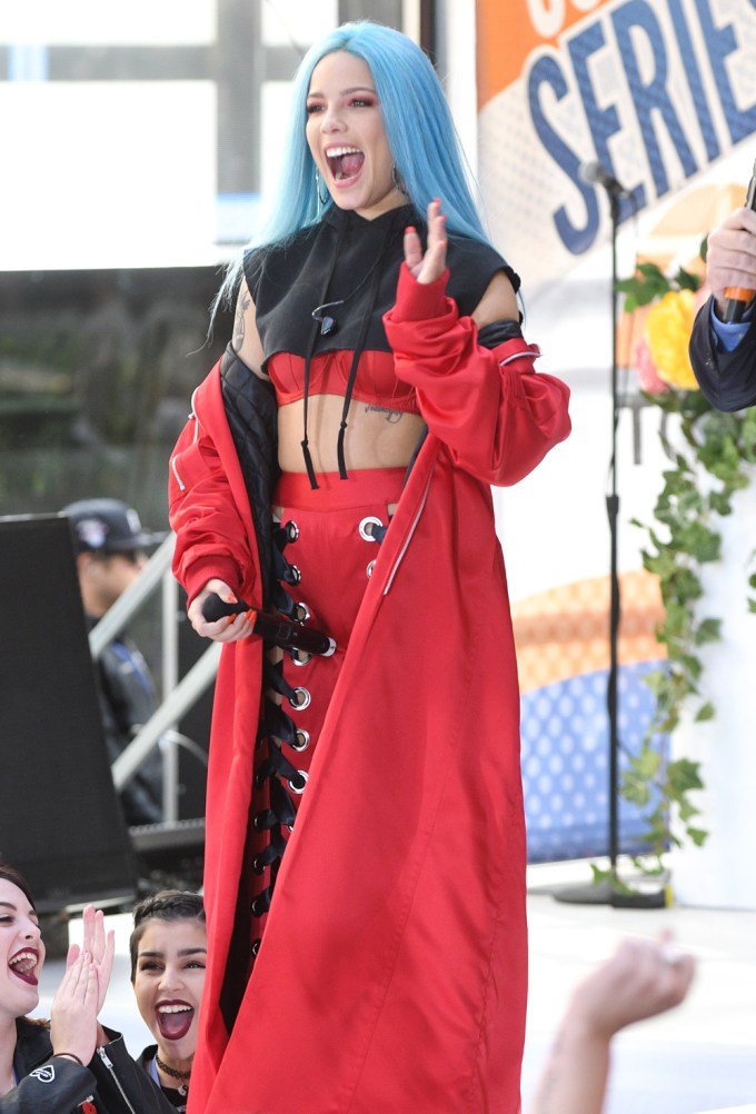 Halsey Performs On NBC’s “Today”