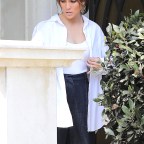 *EXCLUSIVE* Jennifer Lopez flashes her stunning engagement ring as she and Ben Affleck take his kids to look at a house in LA